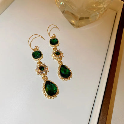 Emerald earrings