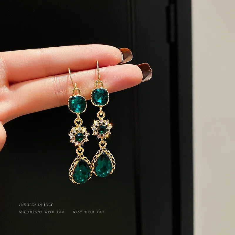 Emerald earrings