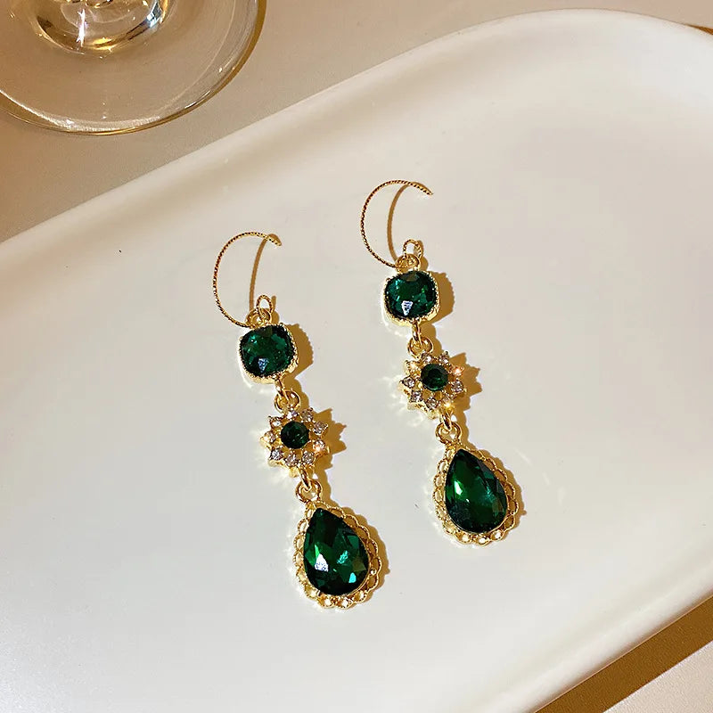 Emerald earrings