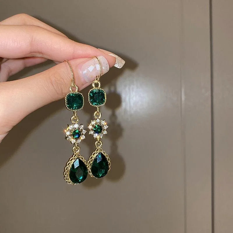 Emerald earrings