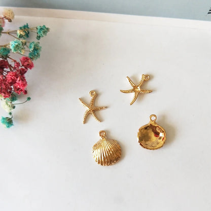 Starfish Shell Charms