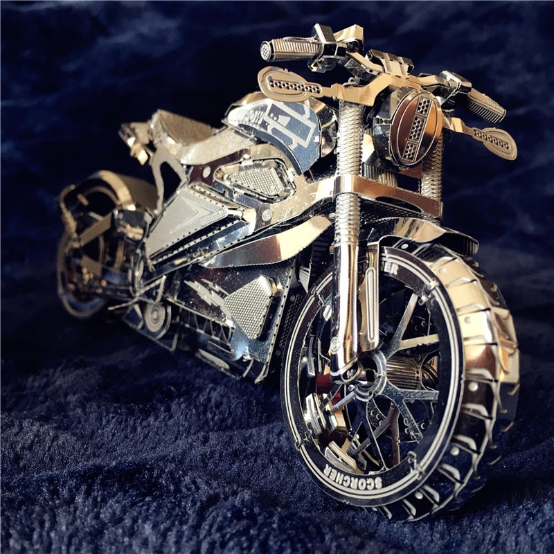 3D Metal Motorcycle Puzzle