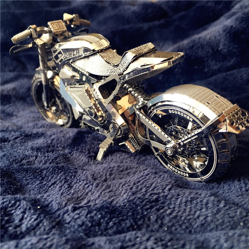 3D Metal Motorcycle Puzzle