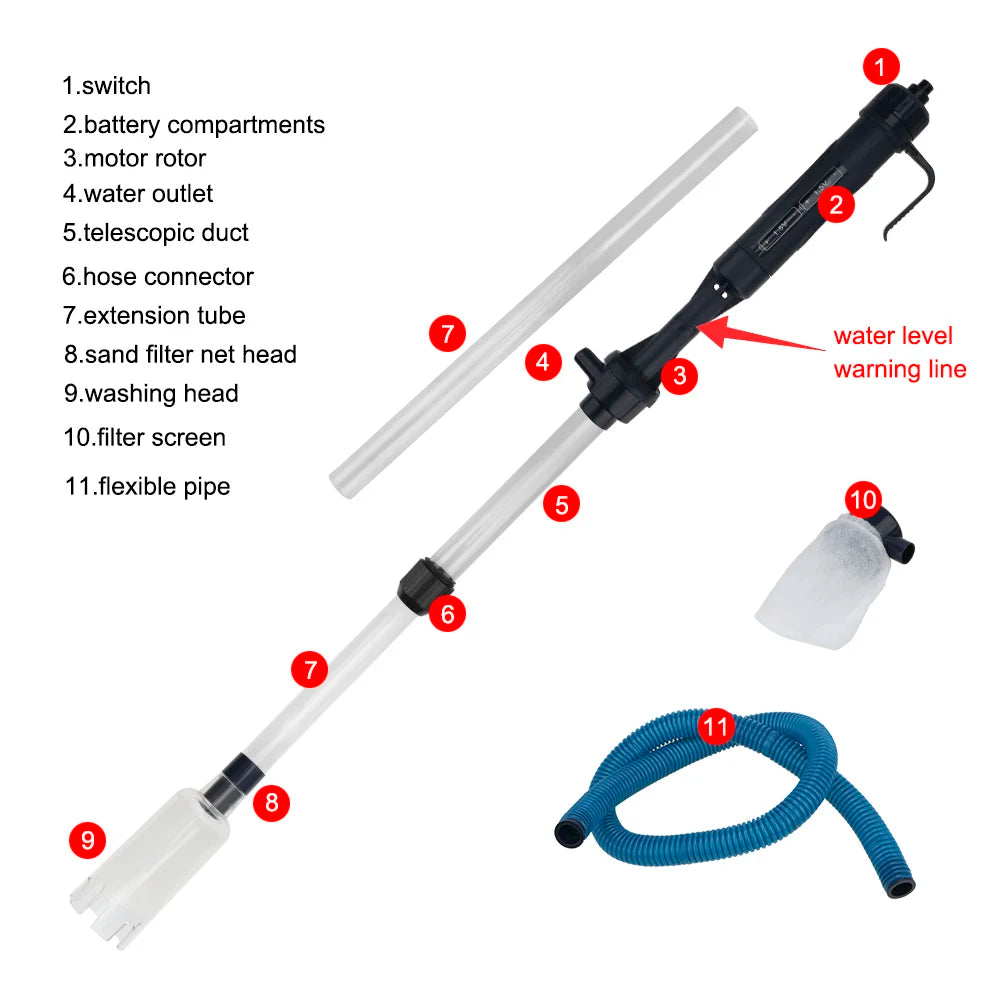 Waste Remover Tool for Aquarium