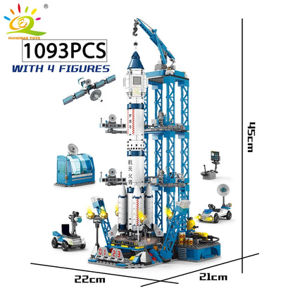 Space Aviation Rocket Building Blocks