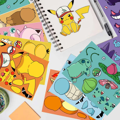 Children Pokemon Puzzle Stickers