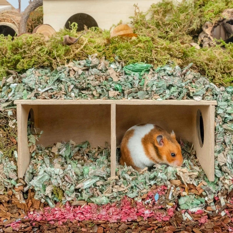 Wood Hideout Chamber for Pets