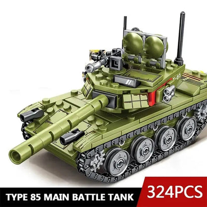 Military Battle Tank Building Blocks