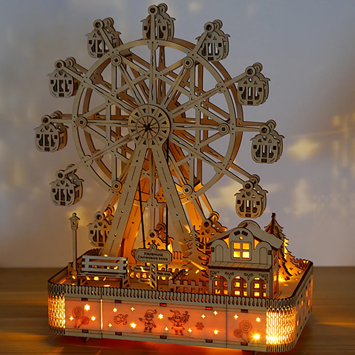 Ferris Wheel 3D Wooden Puzzle