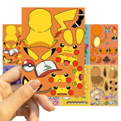 Children Pokemon Puzzle Stickers