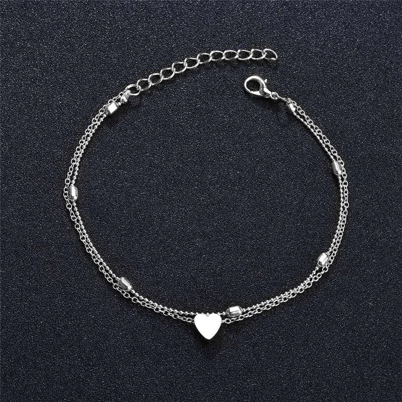 Heart Anklets