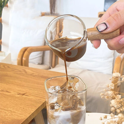 Coffee Glass Cup With Lid and Straw