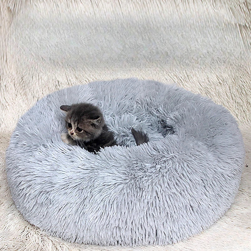 Plush Round Bed for Pet