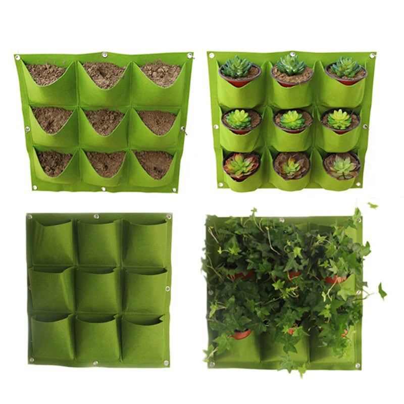 Green Vertical Hanging Garden Planter