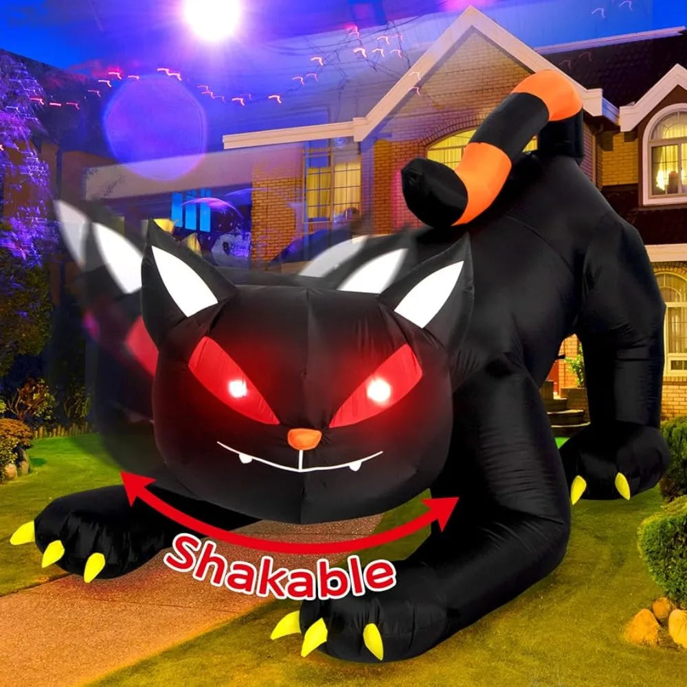 Halloween Inflatable Black Cat Toy