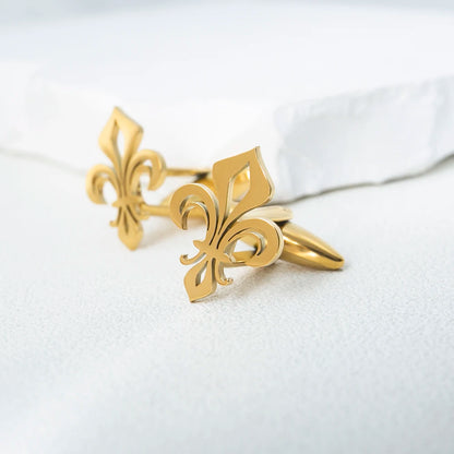 Holy Lily Flower Cufflinks