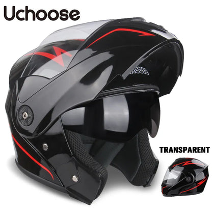 Motorcycle Helmet with Double Lens