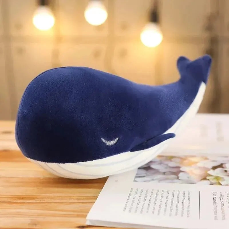 Soft Blue Whale Stuffed Toy