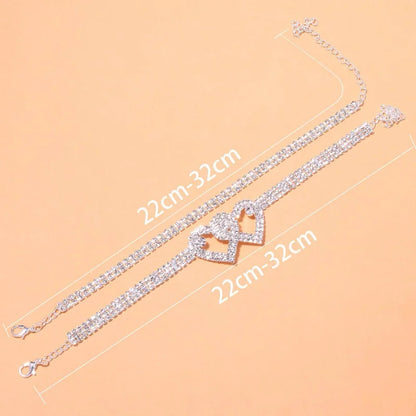 Beautiful Dazzling Cubic Zirconia Anklet