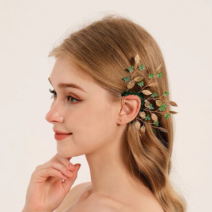 Ear Cuff Baroque Leaf Earring