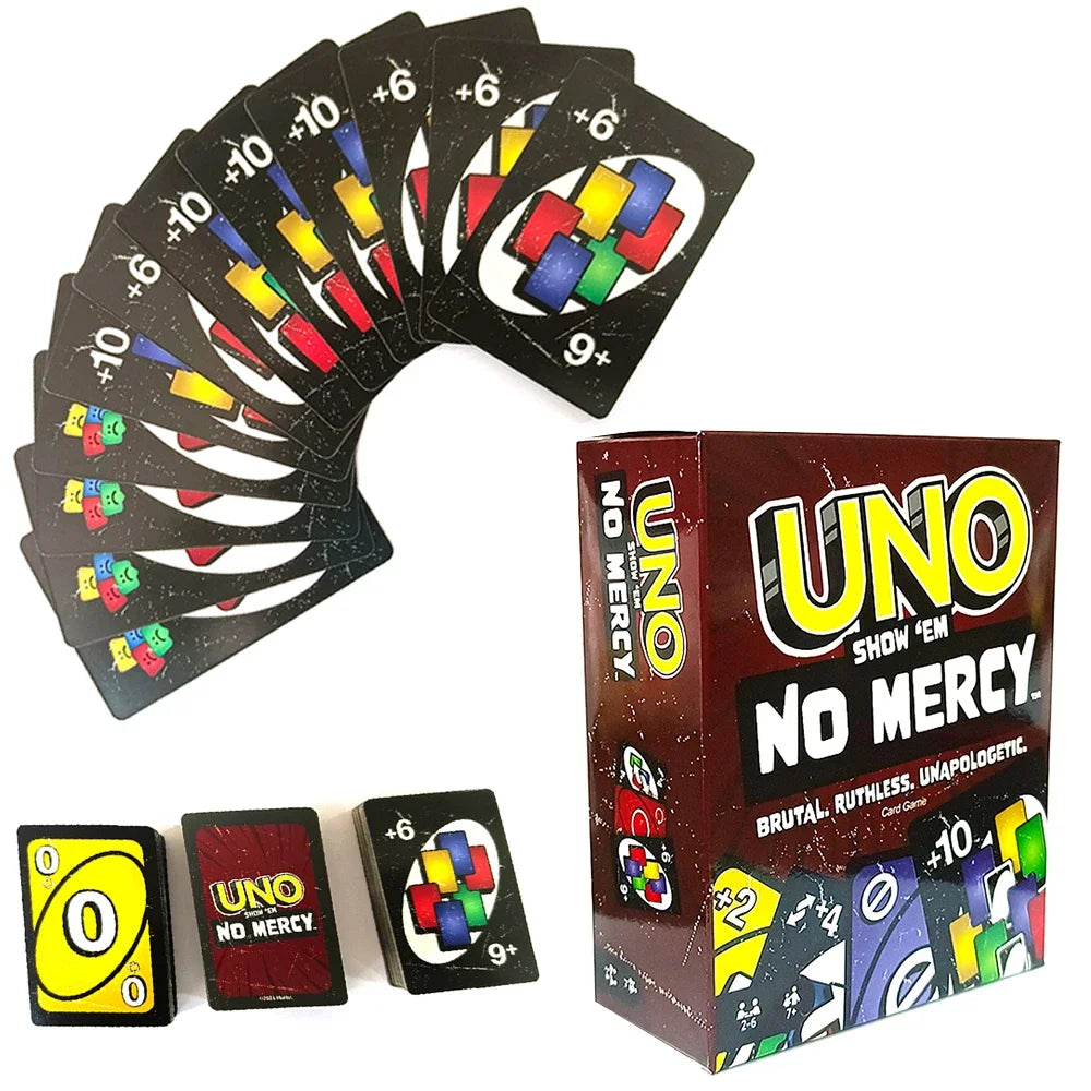 Uno No mercy Game Cards