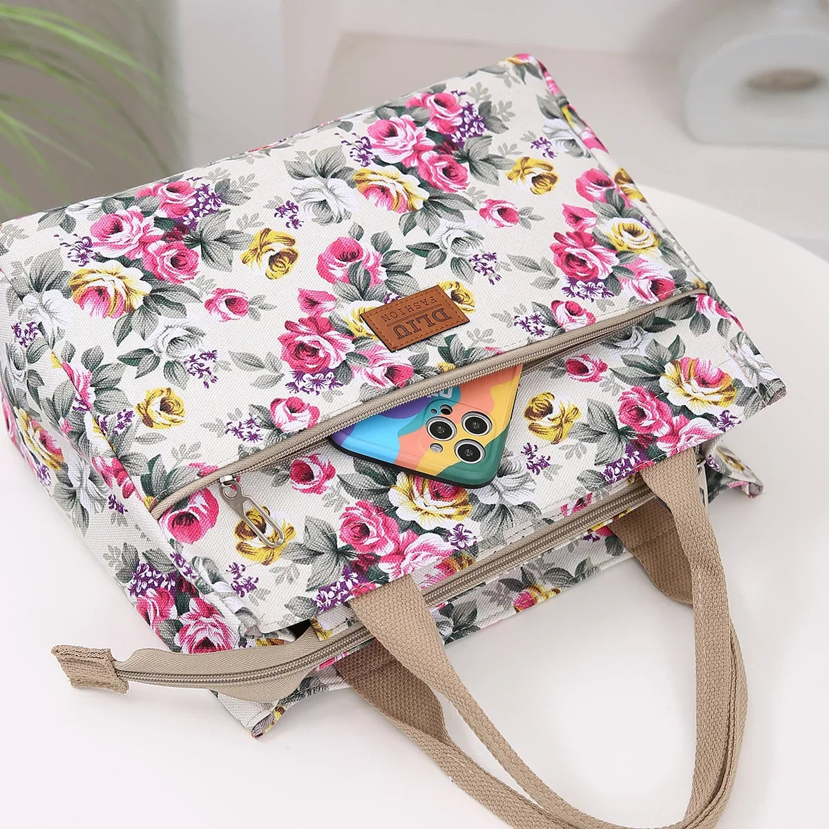 Floral Tote Bag