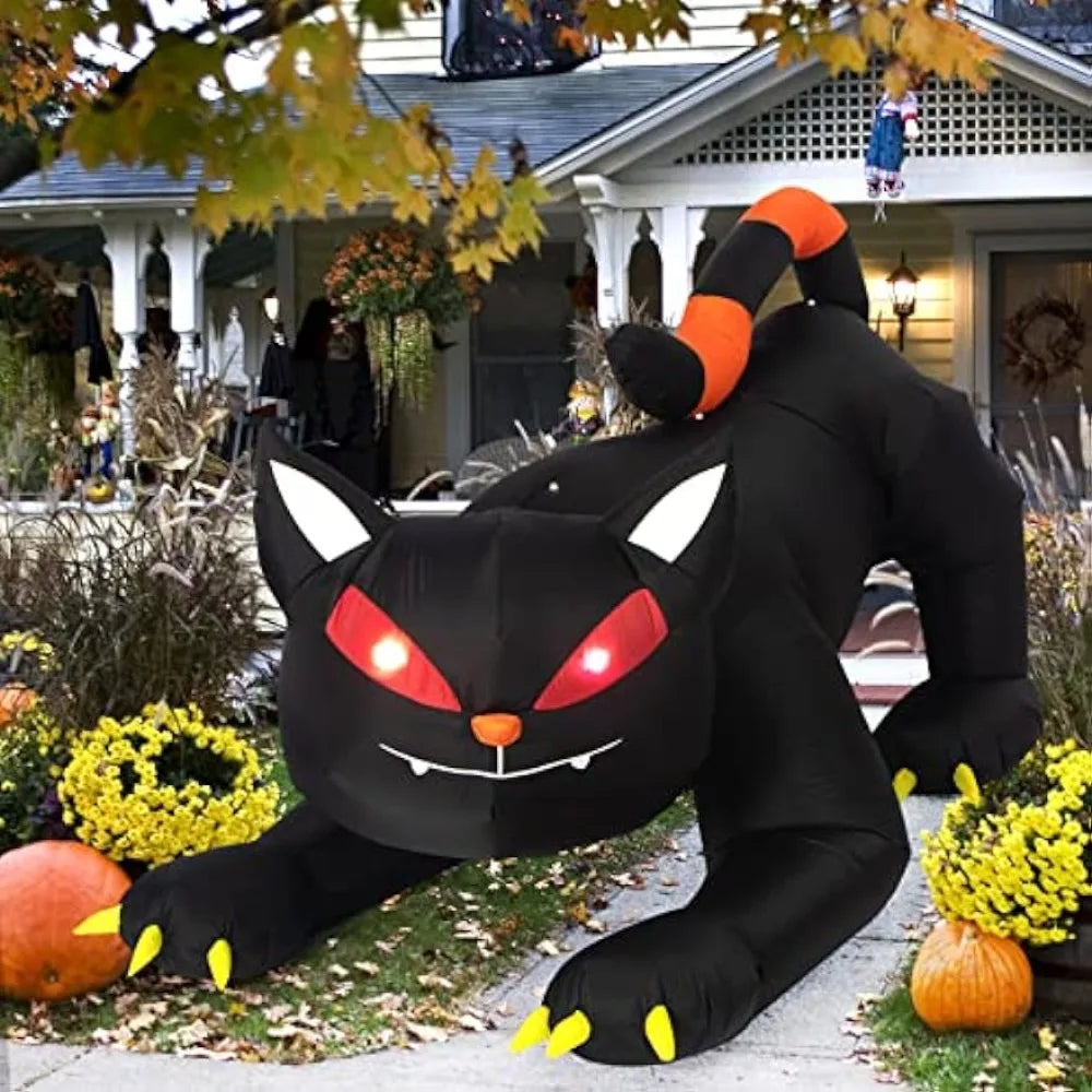 Halloween Inflatable Black Cat Toy