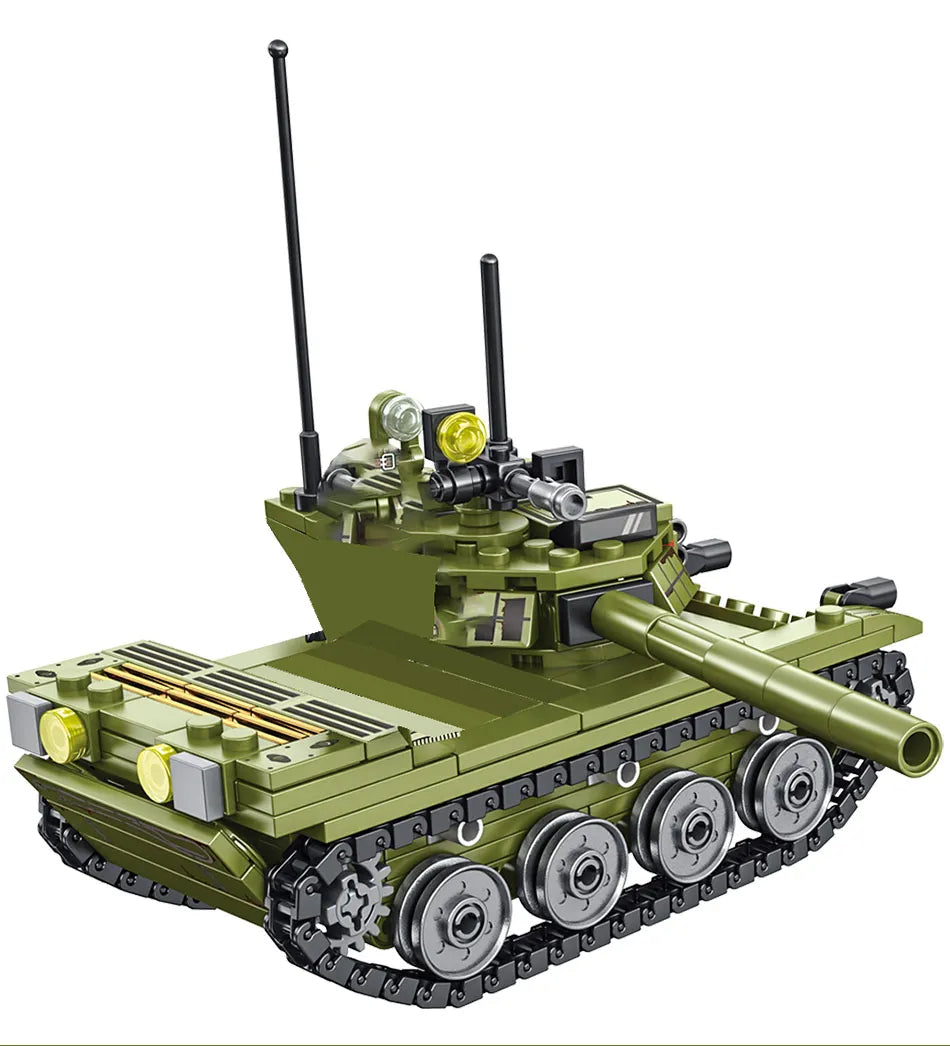 Military Battle Tank Building Blocks