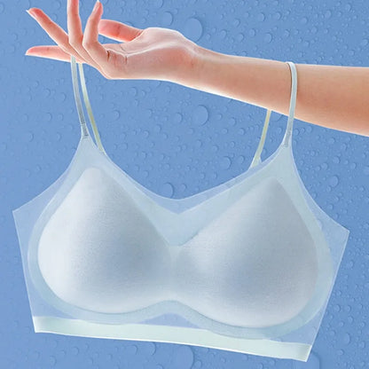 Ultra-thin Ice Silk Padded Bra