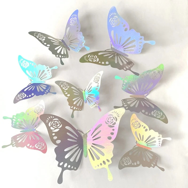 3D Hollow Butterfly Sticker