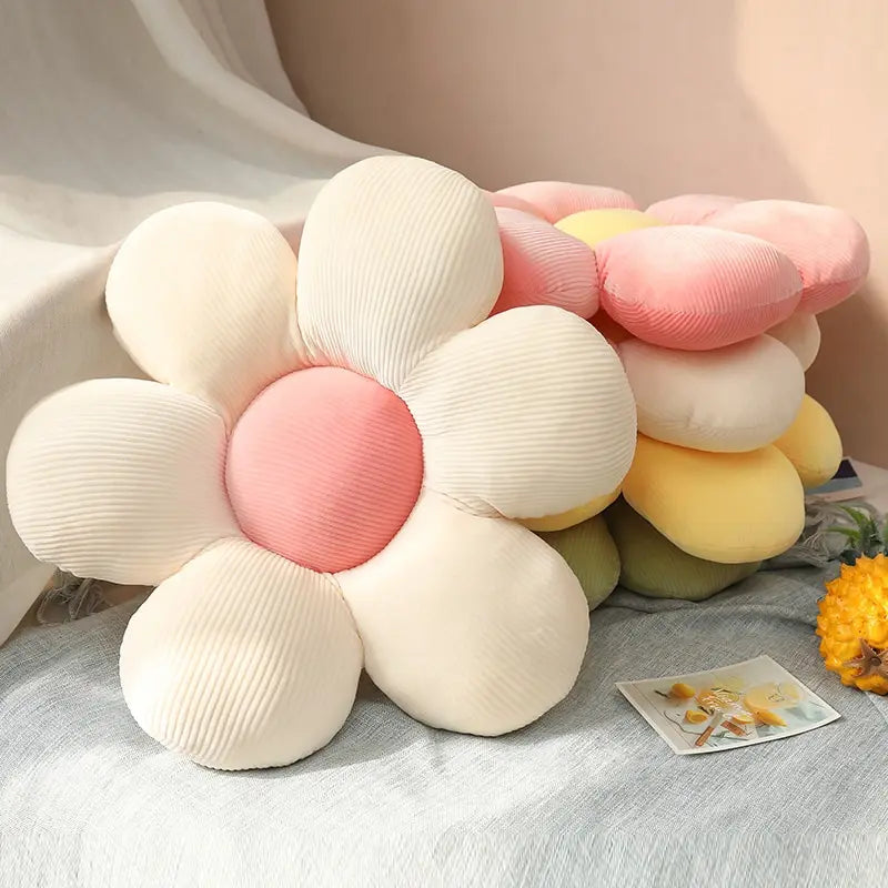 Colorful Flowers Plush Pillow Stuffed Toys