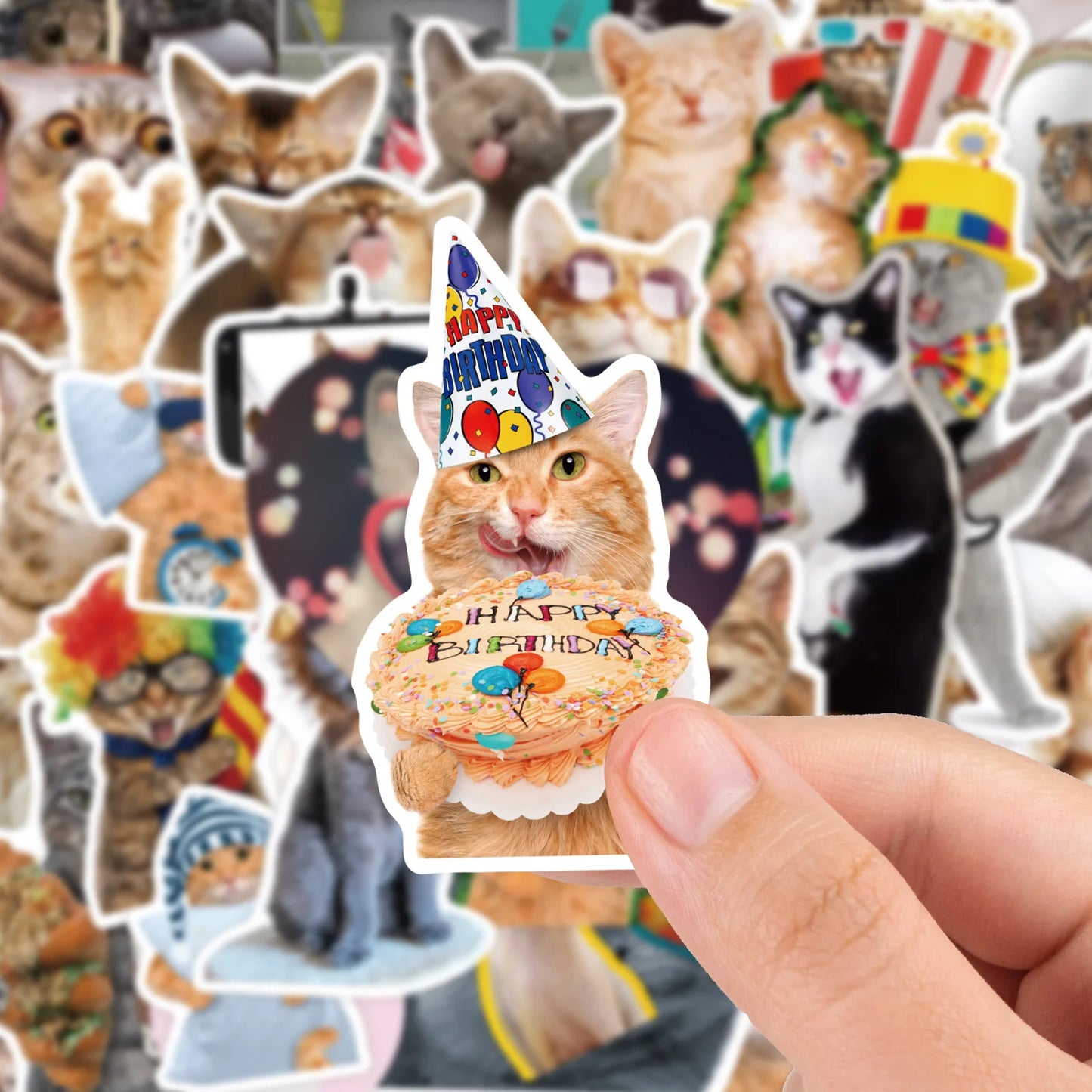 Funny Cat Stickers