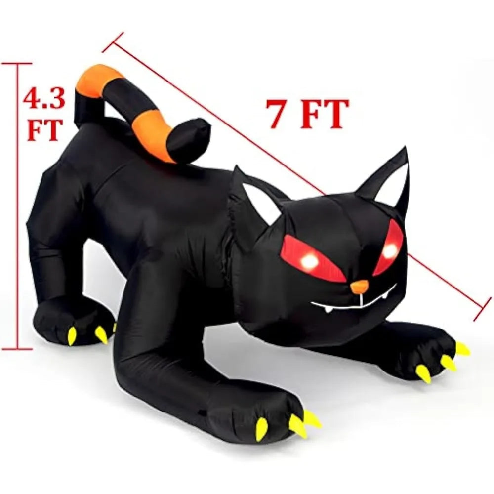 Halloween Inflatable Black Cat Toy