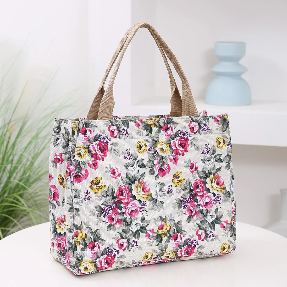 Floral Tote Bag