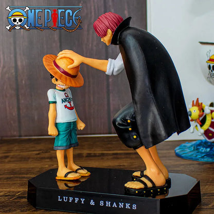 One Piece Shanks Straw Hat & Luffy Action Figure