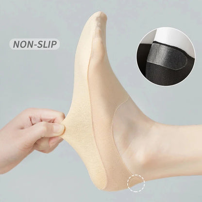 Ultra-thin Invisible Silicone Anti-slip Boat Socks