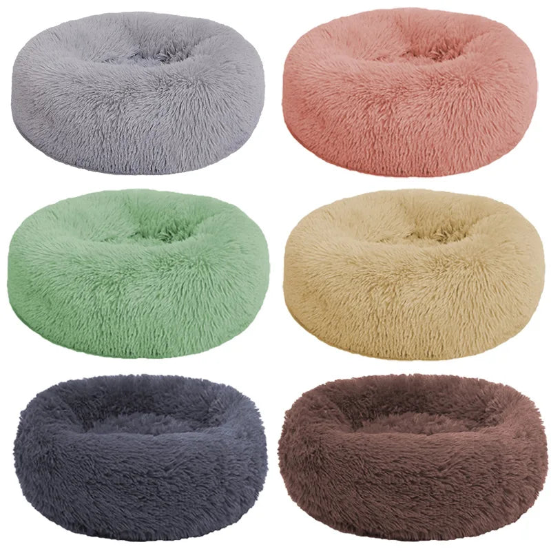 Plush Round Bed for Pet