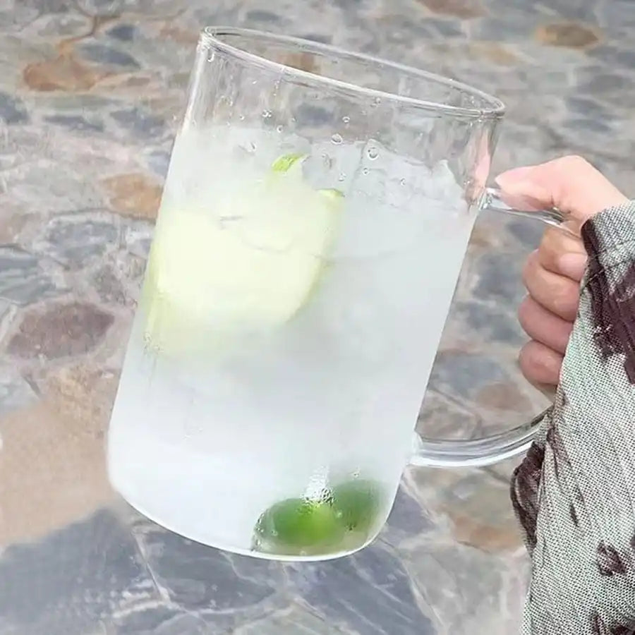 Drinking Glass Tumbler With Lid And Straw