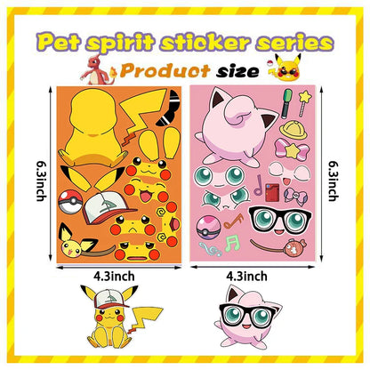 Children Pokemon Puzzle Stickers