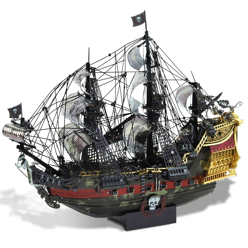 3D Metal Puzzle: The Queen Anne's Revenge Jigsaw Pirate Ship