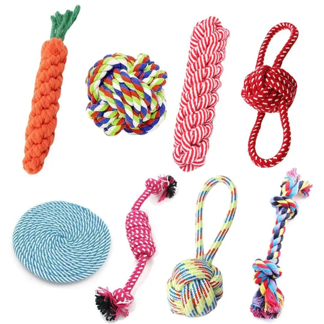 Dog Toy Carrot Knot Rope