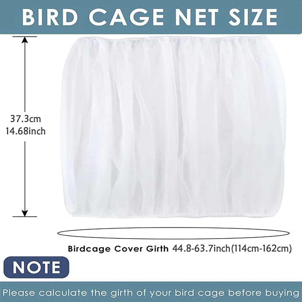 Adjustable Birdcage Net Cover