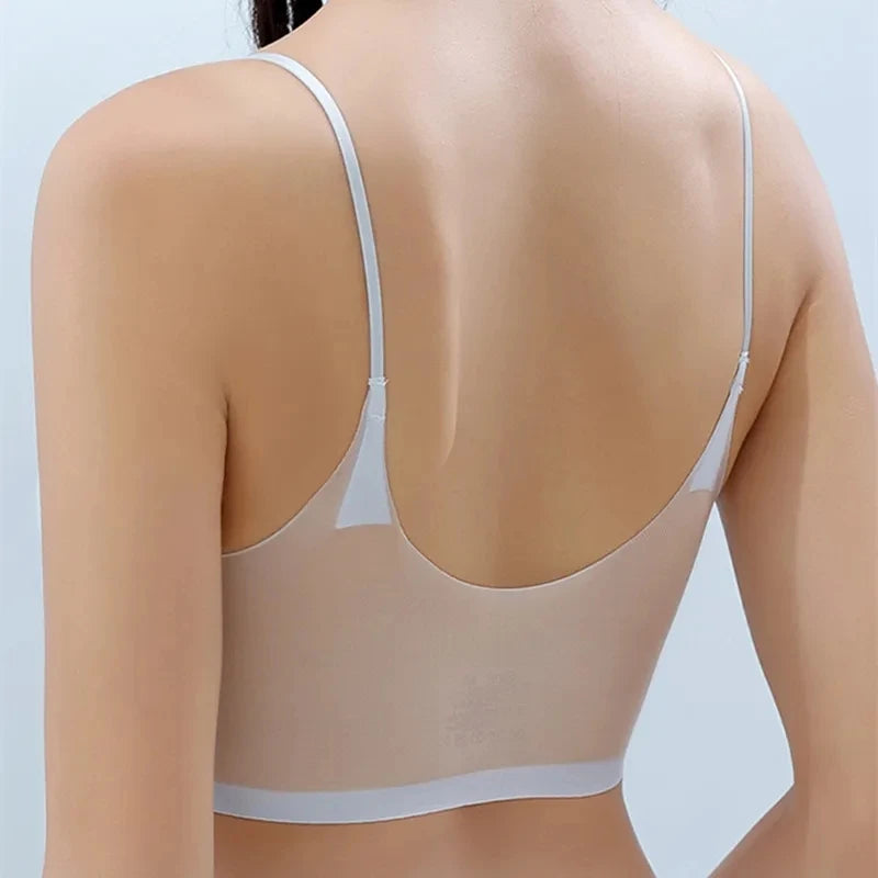 Ultra-thin Ice Silk Padded Bra