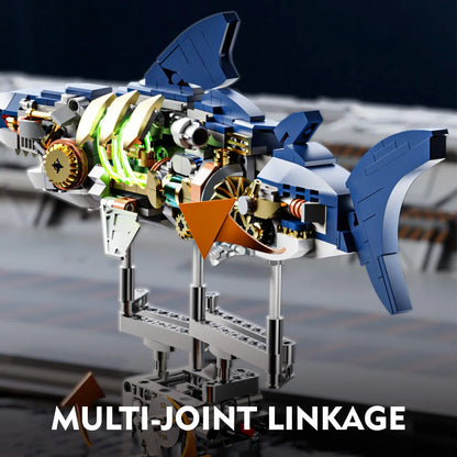 Mechanical Shark Building Blocks Set