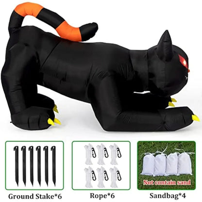 Halloween Inflatable Black Cat Toy