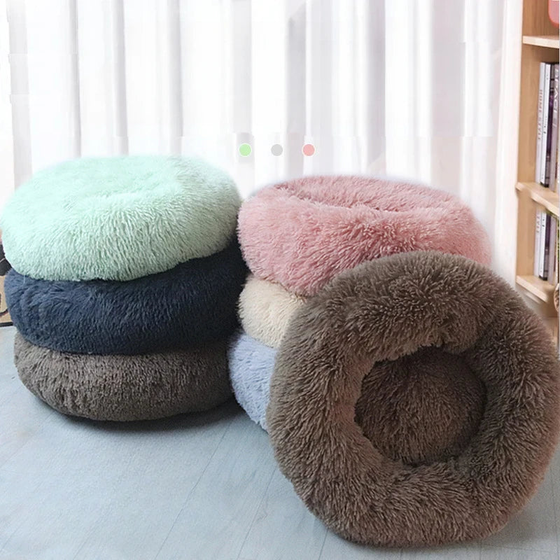 Plush Round Bed for Pet