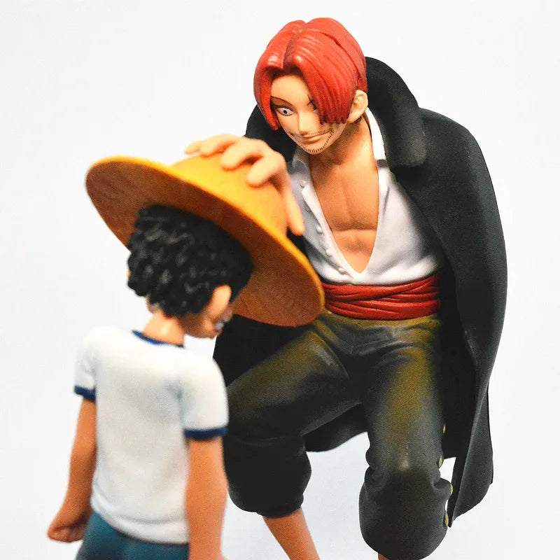 One Piece Shanks Straw Hat & Luffy Action Figure