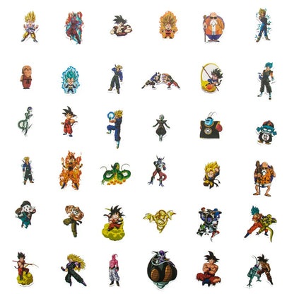 50pcs Dragon Ball Stickers Pack