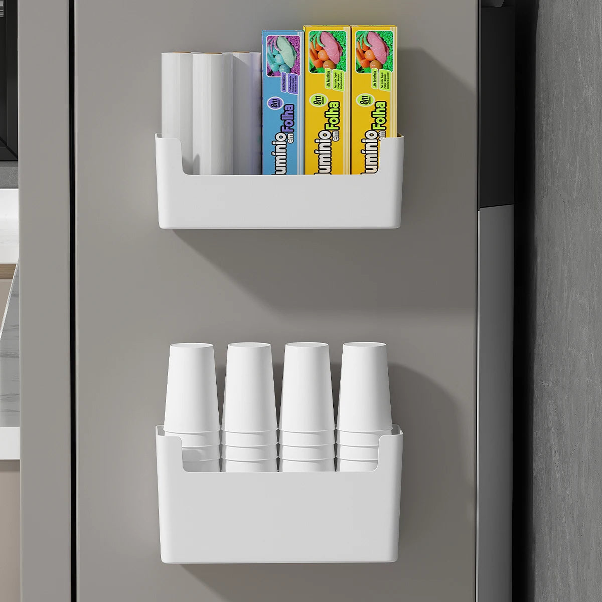 Multifunctional Plastic Kitchen Storage Organizer