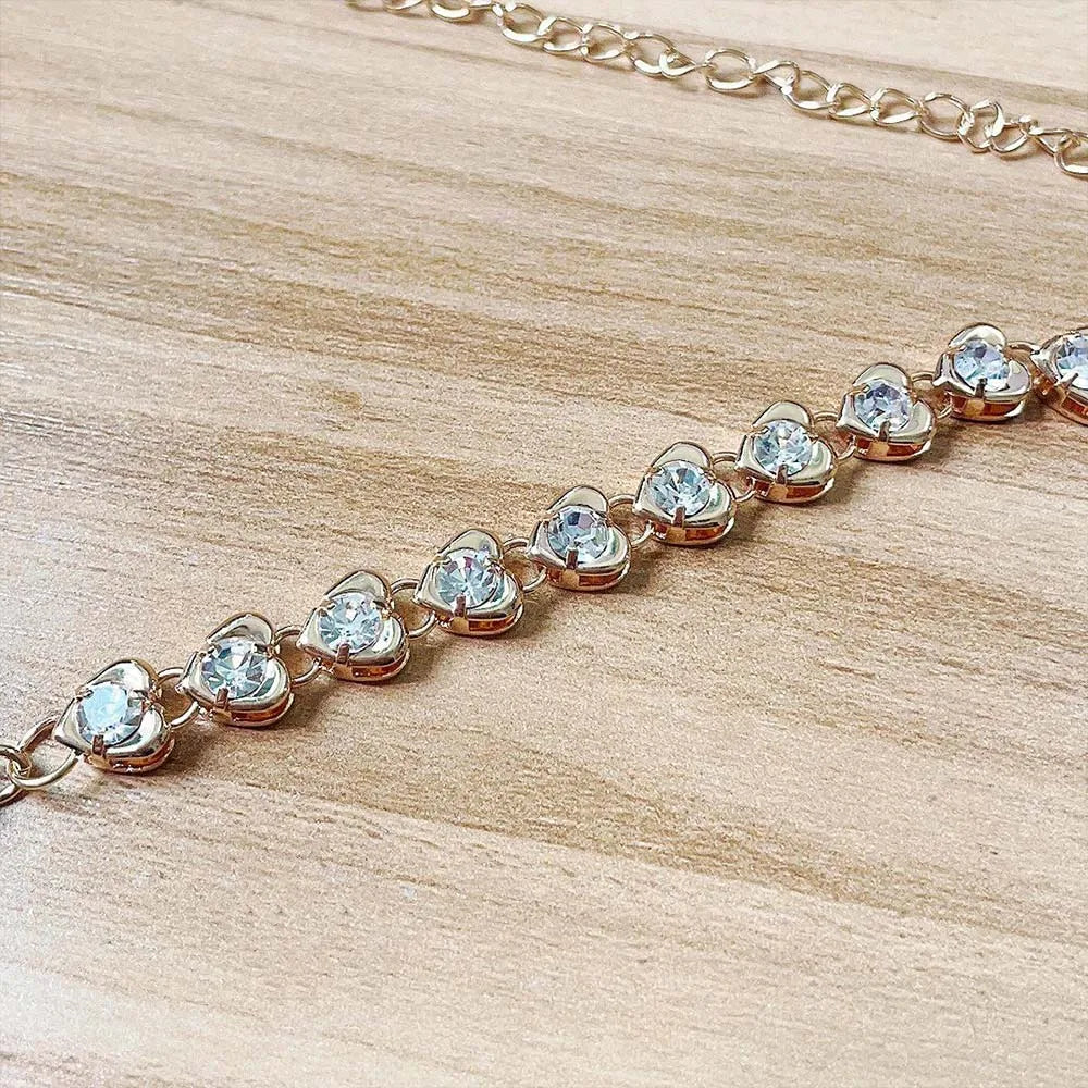 Rhinestone Necklace Chain